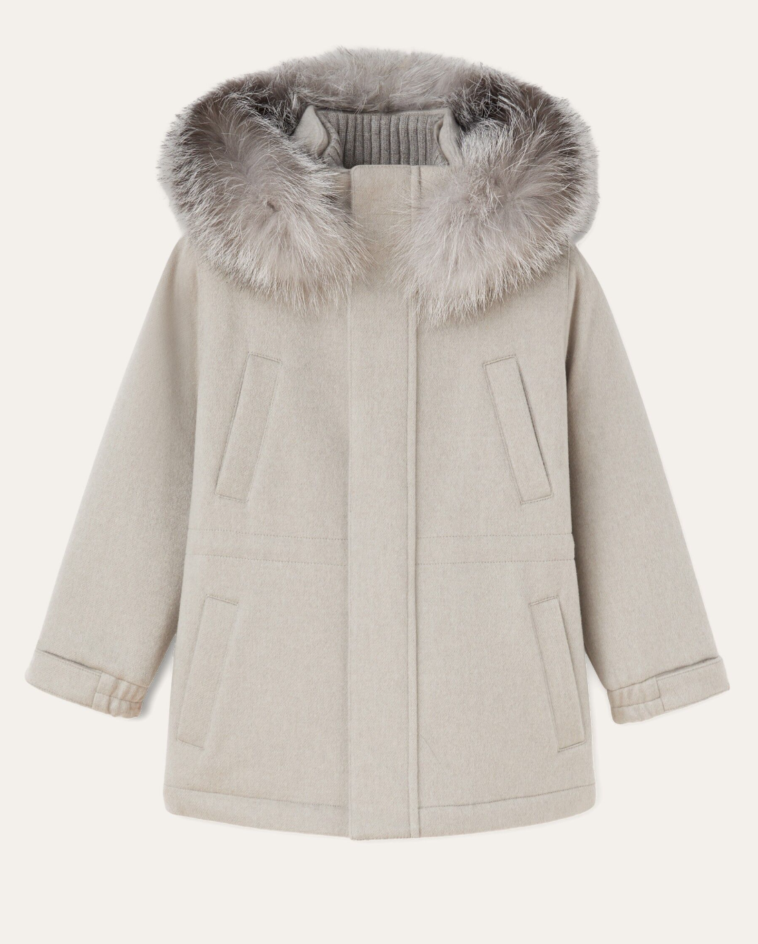 Loro Piana Icery Kid Jacket in Birch Gray — UFO No More